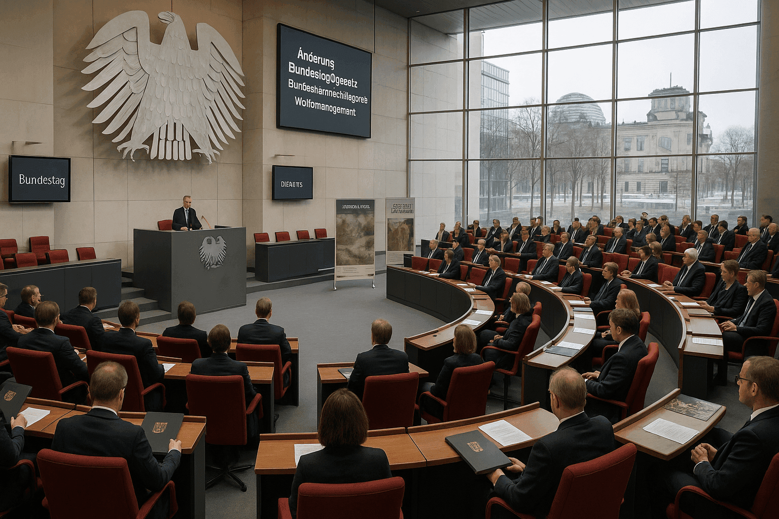 Bundestag debattiert Wolfsjagd-Gesetz