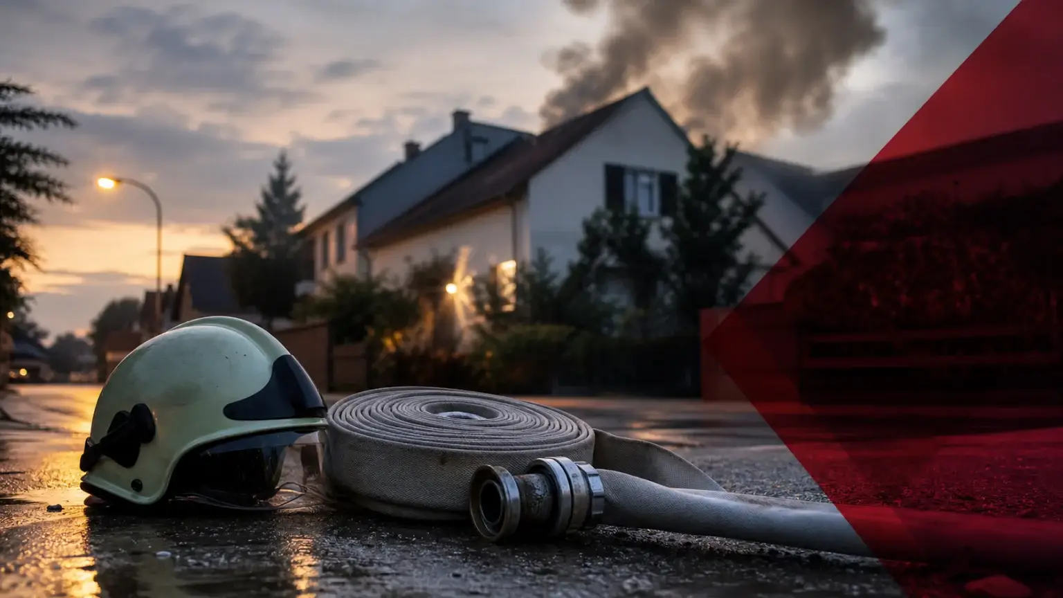 Feuerwehrmann bei Scheunenbrand schwer verletzt