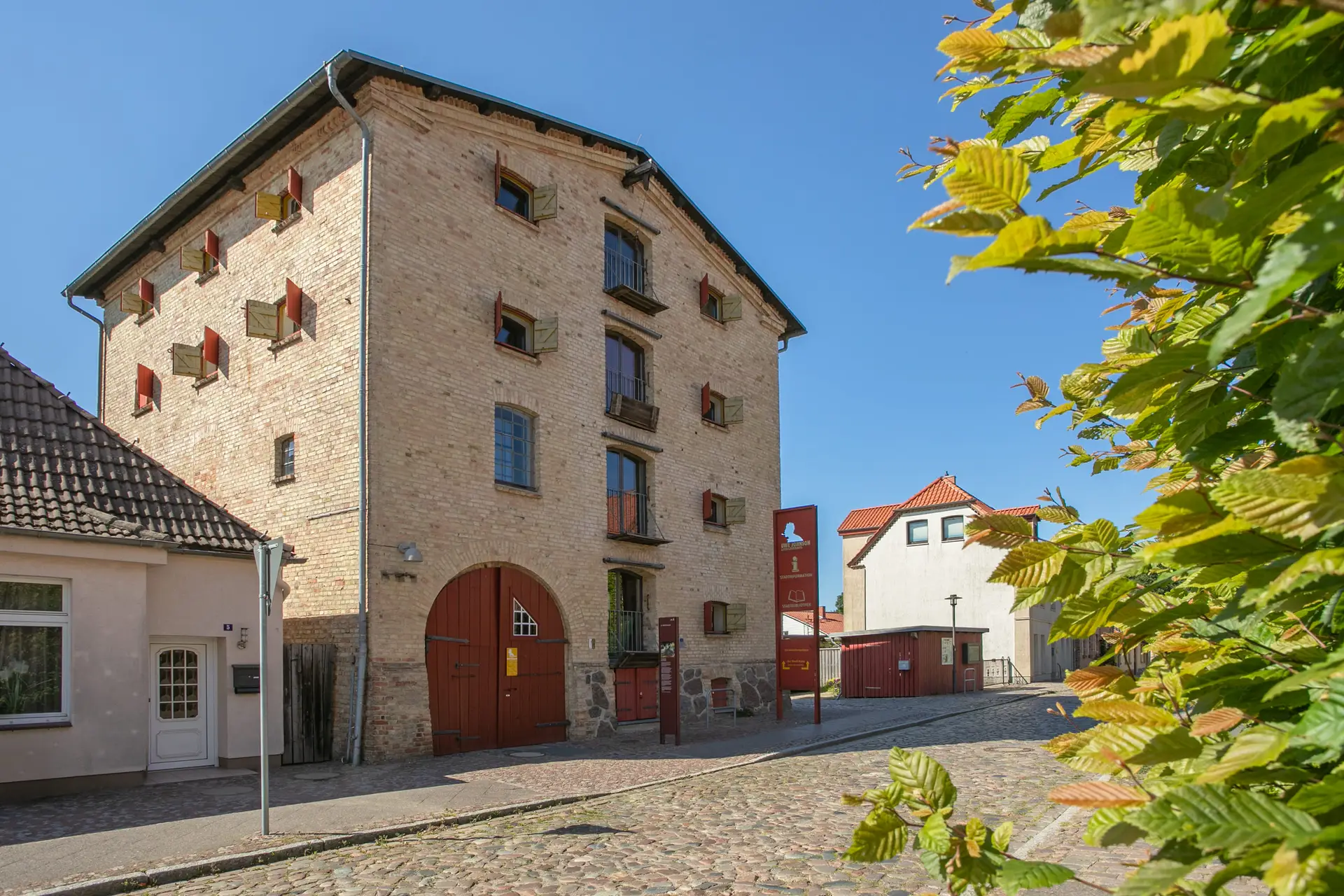 Außenansicht des Literaturhauses Uwe Johnson in Klütz (Stadt Klütz).